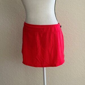 Jantzen Swim Skirt 14 Coral Red NEW